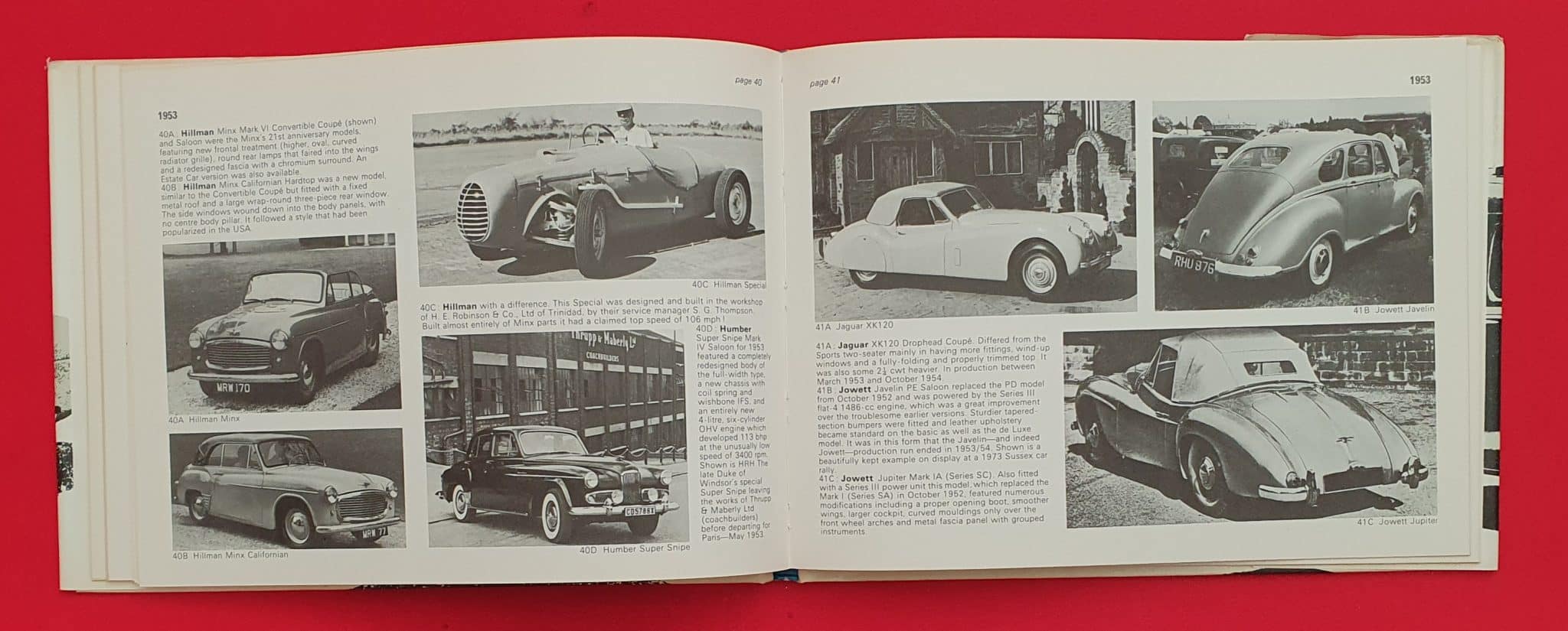 British Cars of the Early Fifties 1950-1954 - Frenky Autodokumentatie